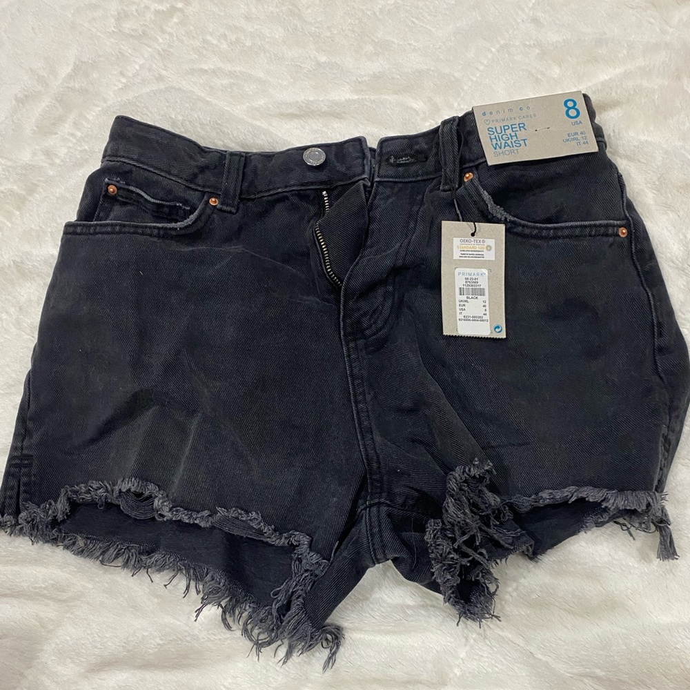 Primark ripped jean shorts
